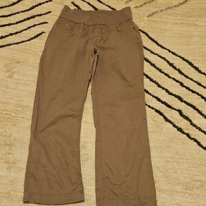 GAP Maternity Ankle Pants in Brown